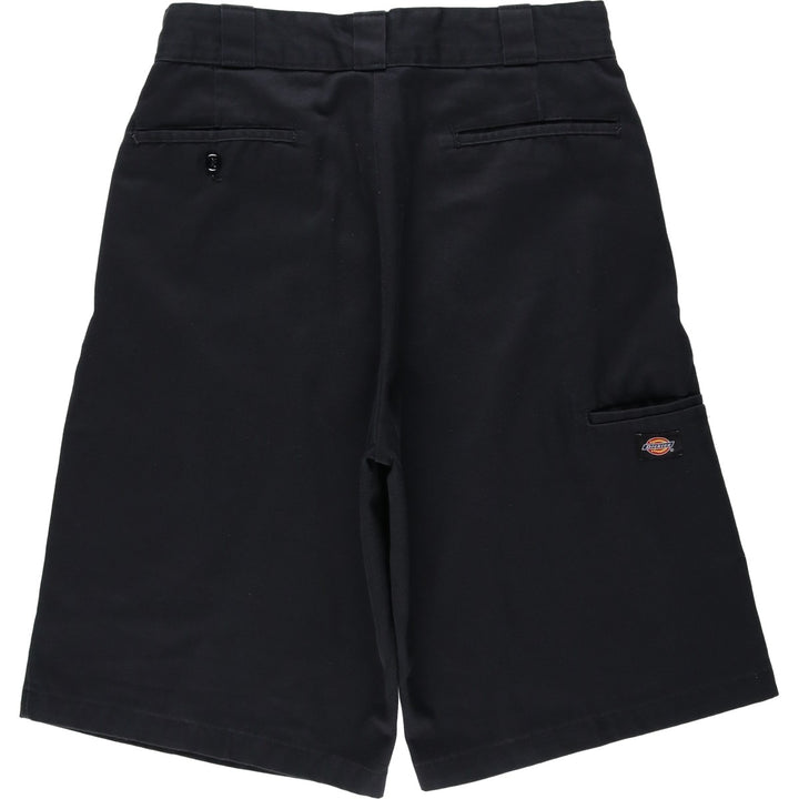 Dickies Loose Fit Work Shorts, Half Pants, Men's, W32 equivalent polyester black type Vintage Second Hand