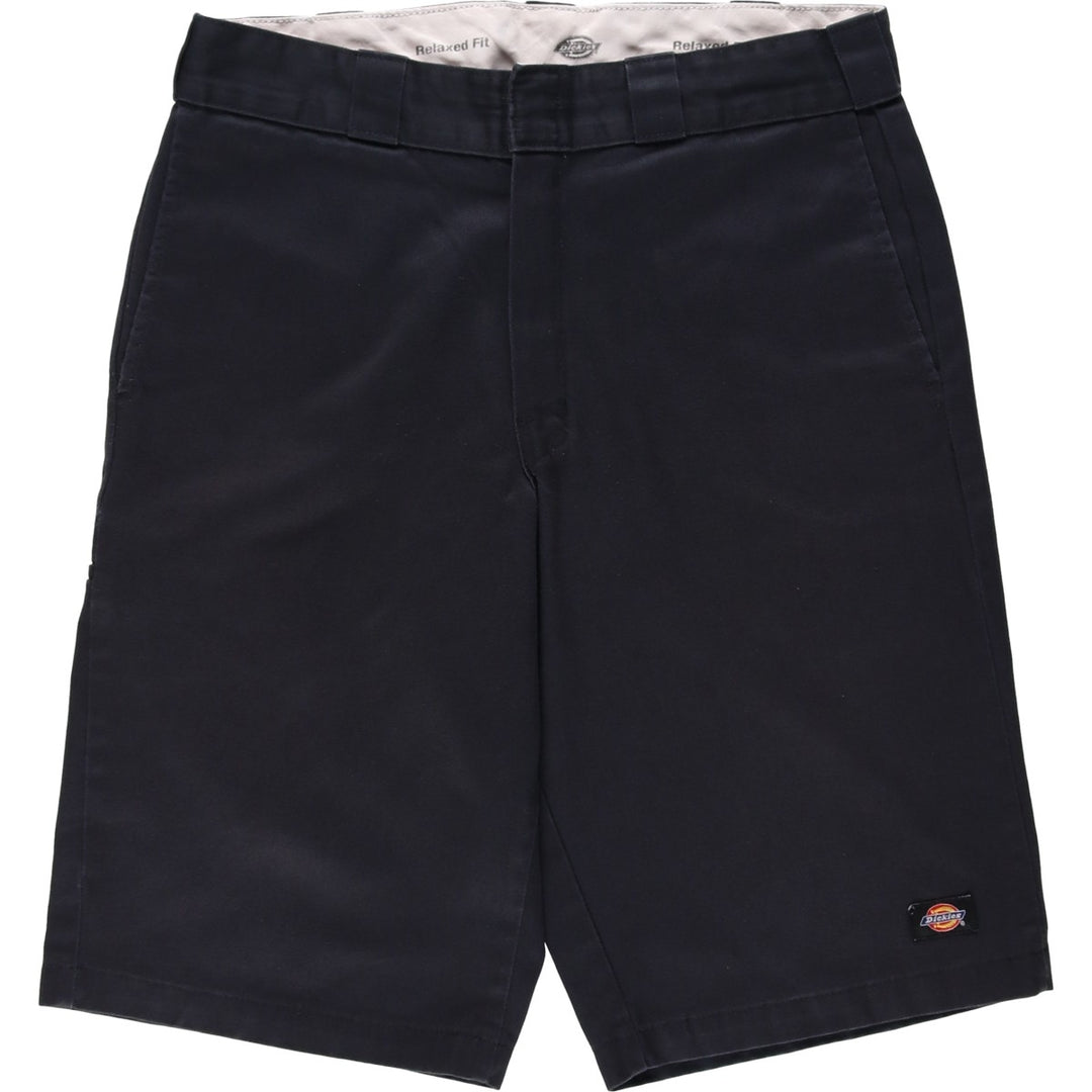 Dickies Relaxed Fit Work Shorts, Half Pants, Men's, W34 equivalent polyester black type Vintage Second Hand