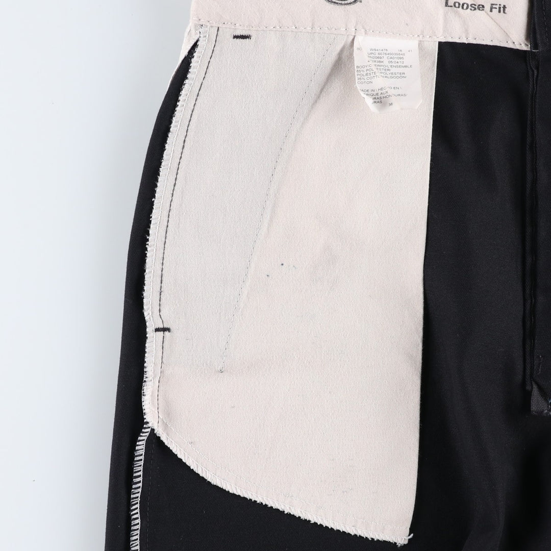 Dickies Loose Fit Work Shorts, Half Pants, Men's, W36 equivalent polyester black type Vintage Second Hand