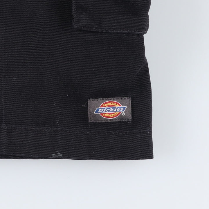 Dickies cargo shorts, half pants, men's size w33 unclear black type Vintage Second Hand