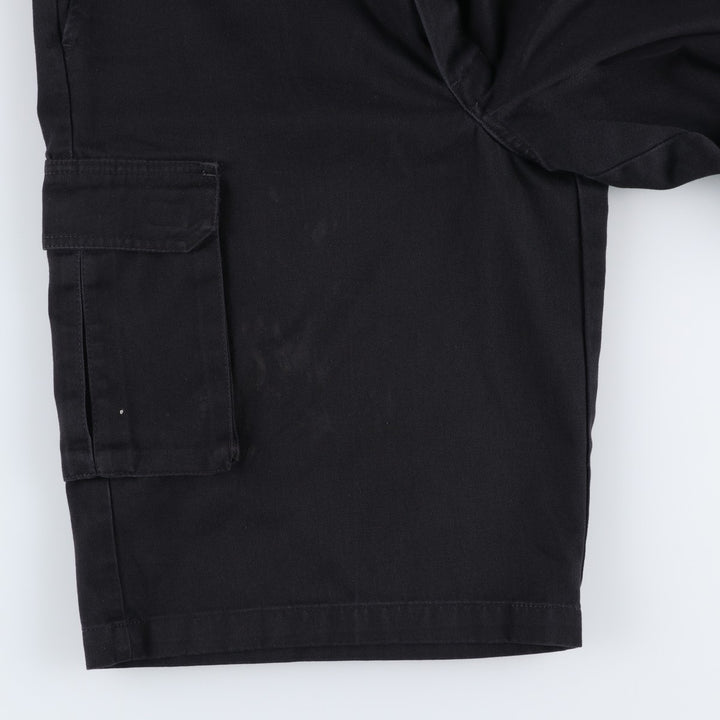 Dickies cargo shorts, half pants, men's size w33 unclear black type Vintage Second Hand