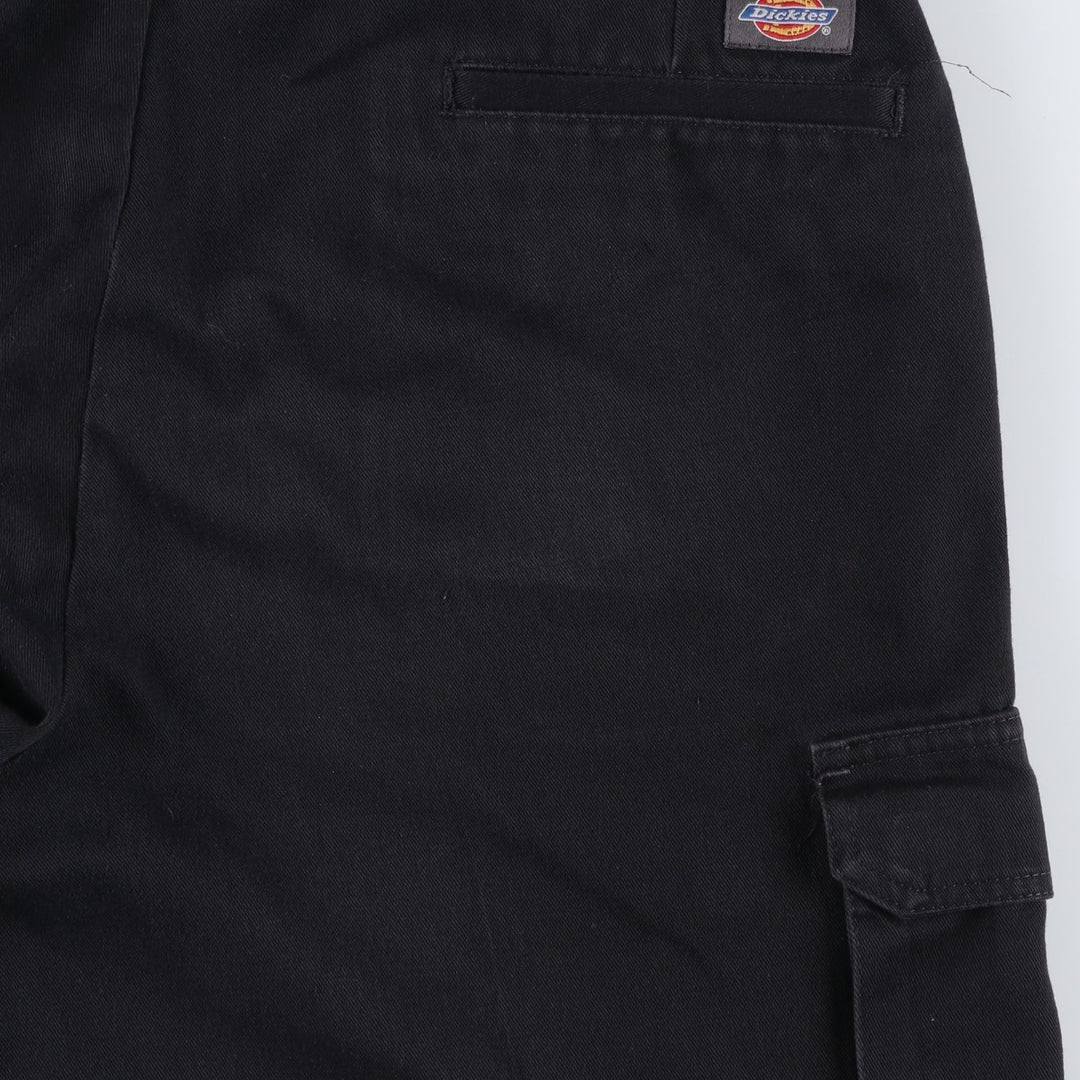 Dickies cargo shorts, half pants, men's size w33 unclear black type Vintage Second Hand
