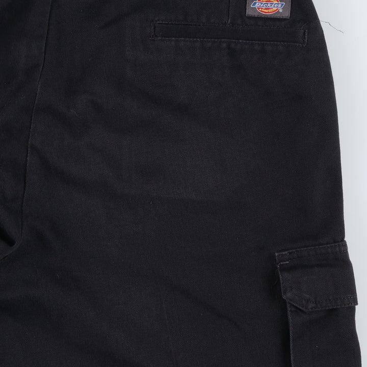 Dickies cargo shorts, half pants, men's size w33 unclear black type Vintage Second Hand