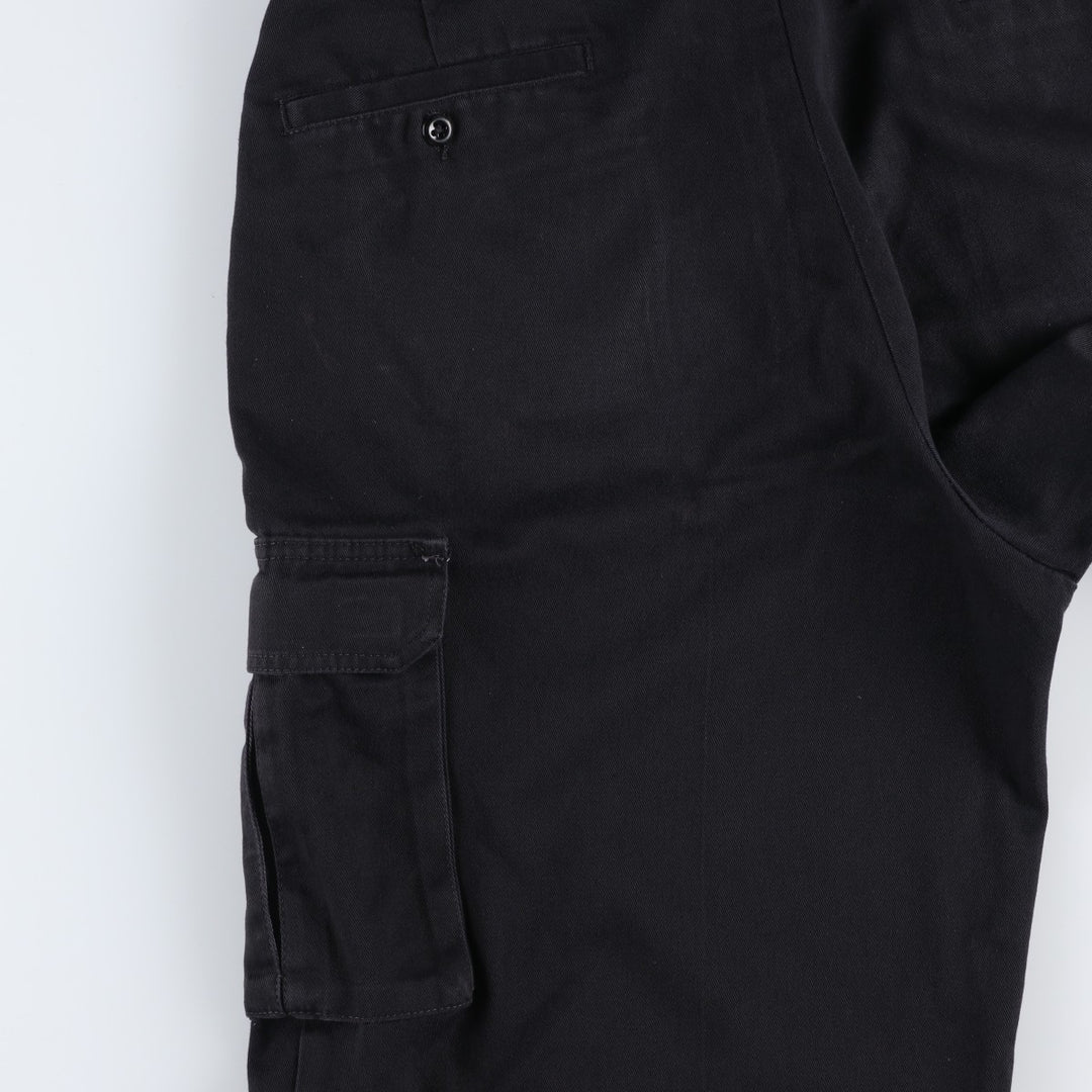 Dickies cargo shorts, half pants, men's size w33 unclear black type Vintage Second Hand