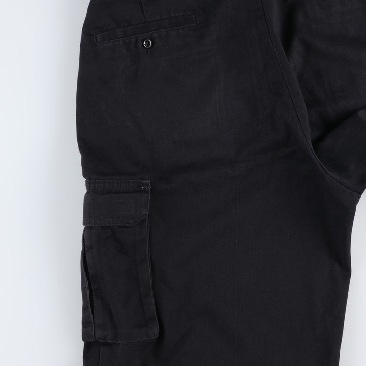 Dickies cargo shorts, half pants, men's size w33 unclear black type Vintage Second Hand