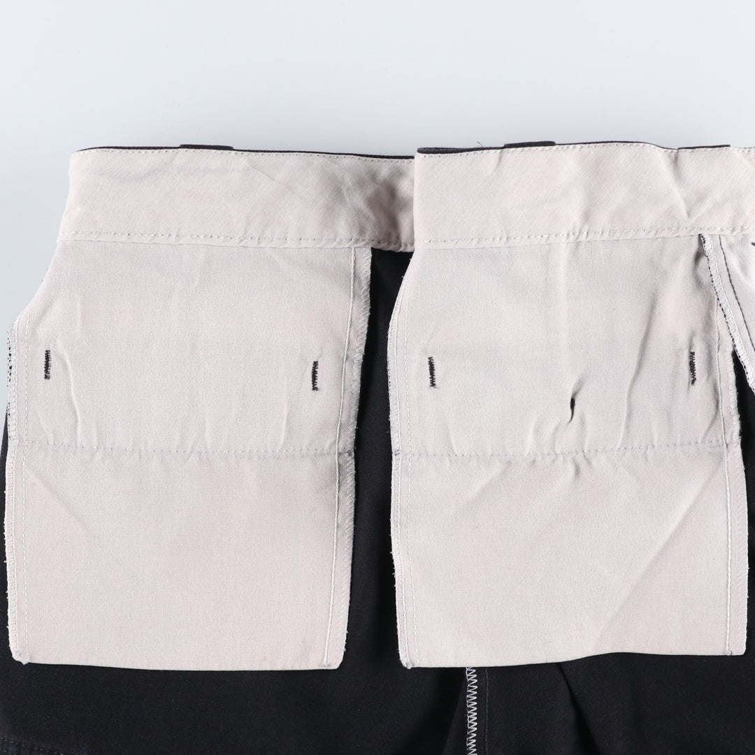 Dickies cargo shorts, half pants, men's size w33 unclear black type Vintage Second Hand