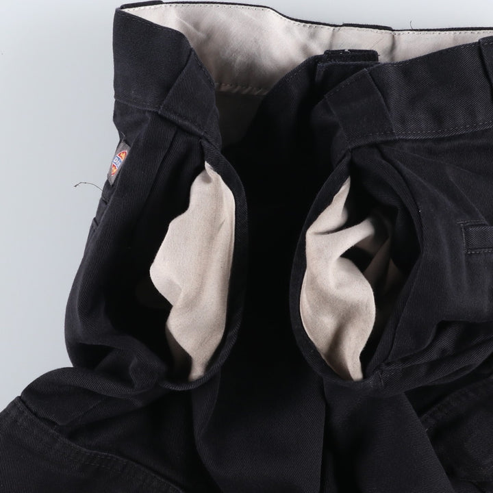Dickies cargo shorts, half pants, men's size w33 unclear black type Vintage Second Hand