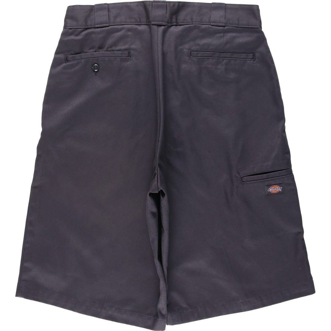 Dickies Work Shorts, Half Pants, Men's, W34 equivalent polyester gray type Vintage Second Hand