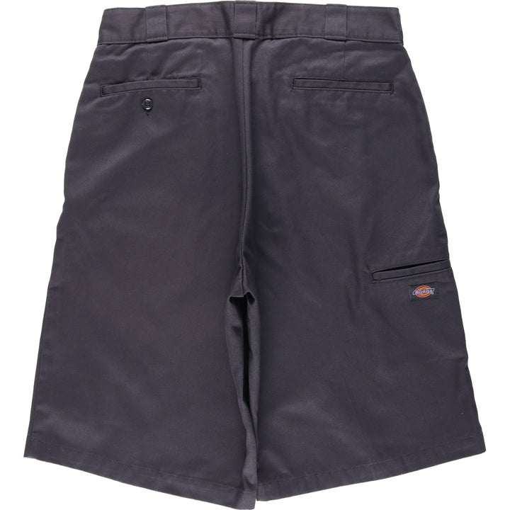 Dickies Work Shorts, Half Pants, Men's, W34 equivalent polyester gray type Vintage Second Hand