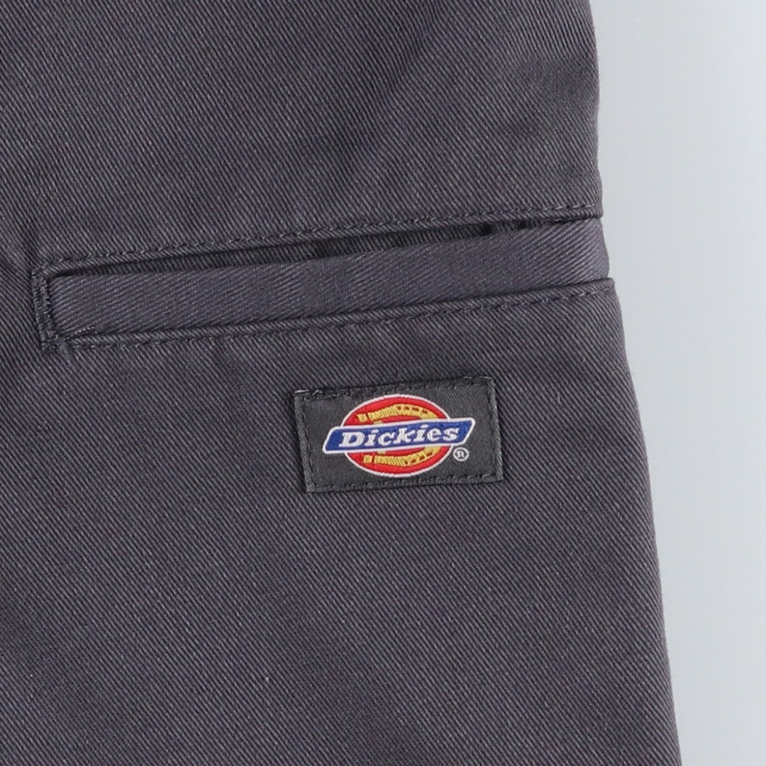 Dickies Work Shorts, Half Pants, Men's, W34 equivalent polyester gray type Vintage Second Hand