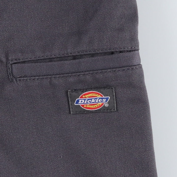 Dickies Work Shorts, Half Pants, Men's, W34 equivalent polyester gray type Vintage Second Hand