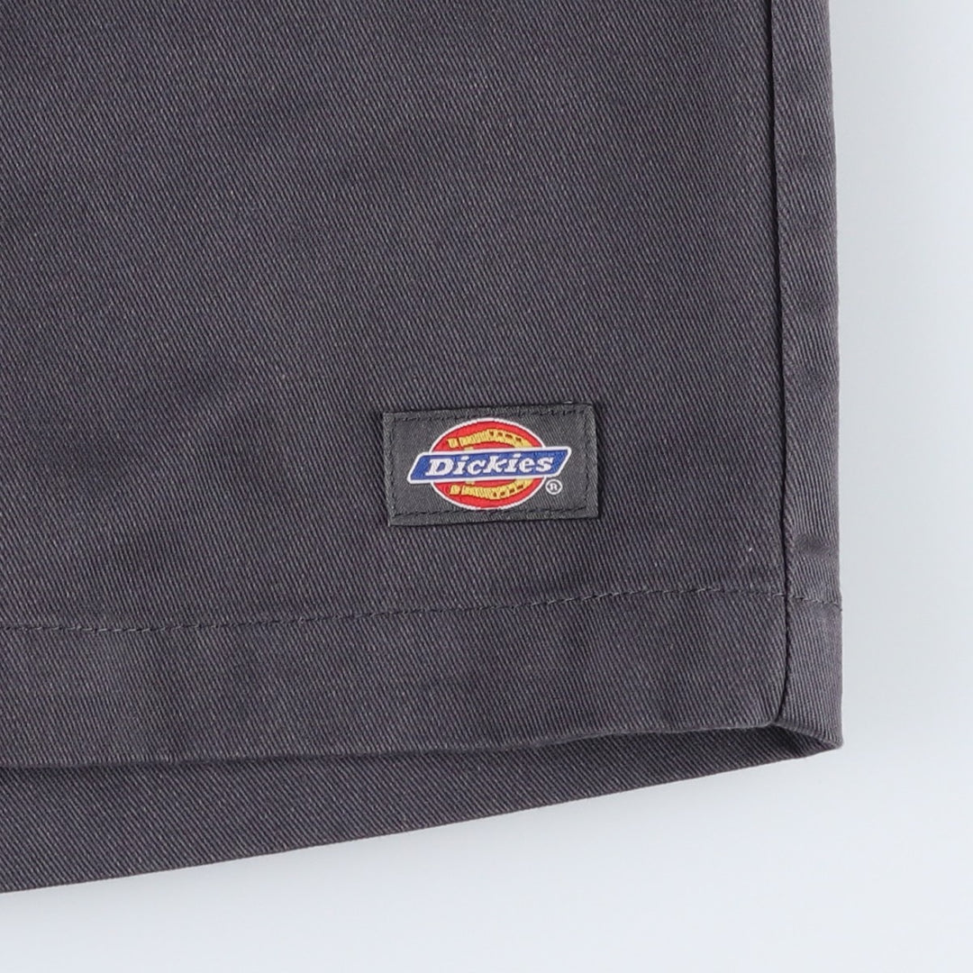 Dickies Work Shorts, Half Pants, Men's, W34 equivalent polyester gray type Vintage Second Hand