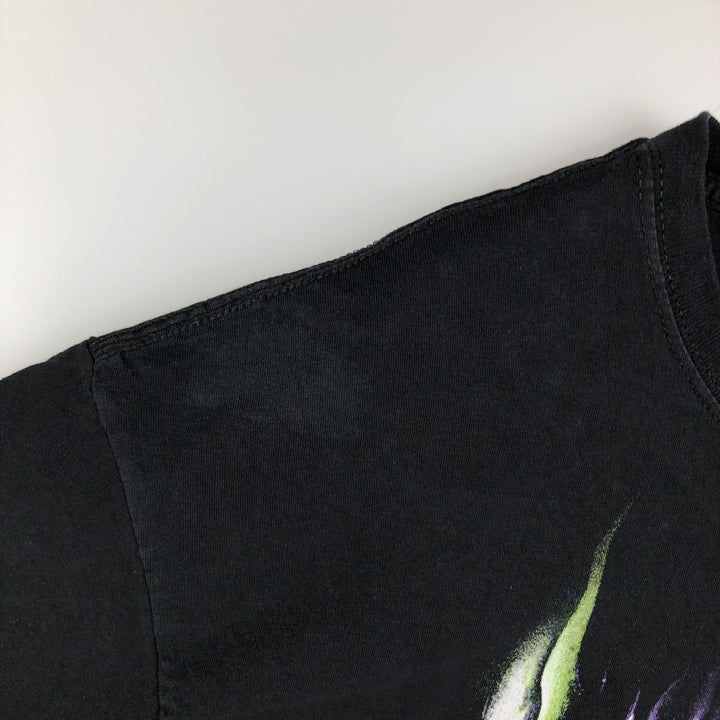 Marvel VENOM Character Print T-Shirt, Men's L size cotton black type Vintage Second Hand