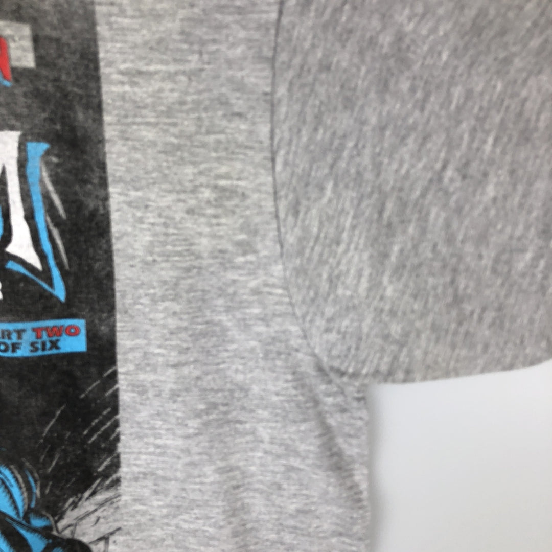 Marvel Spider-Man Venom Character Print T-Shirt, Men's Size M (approx.) cotton gray type Vintage Second Hand