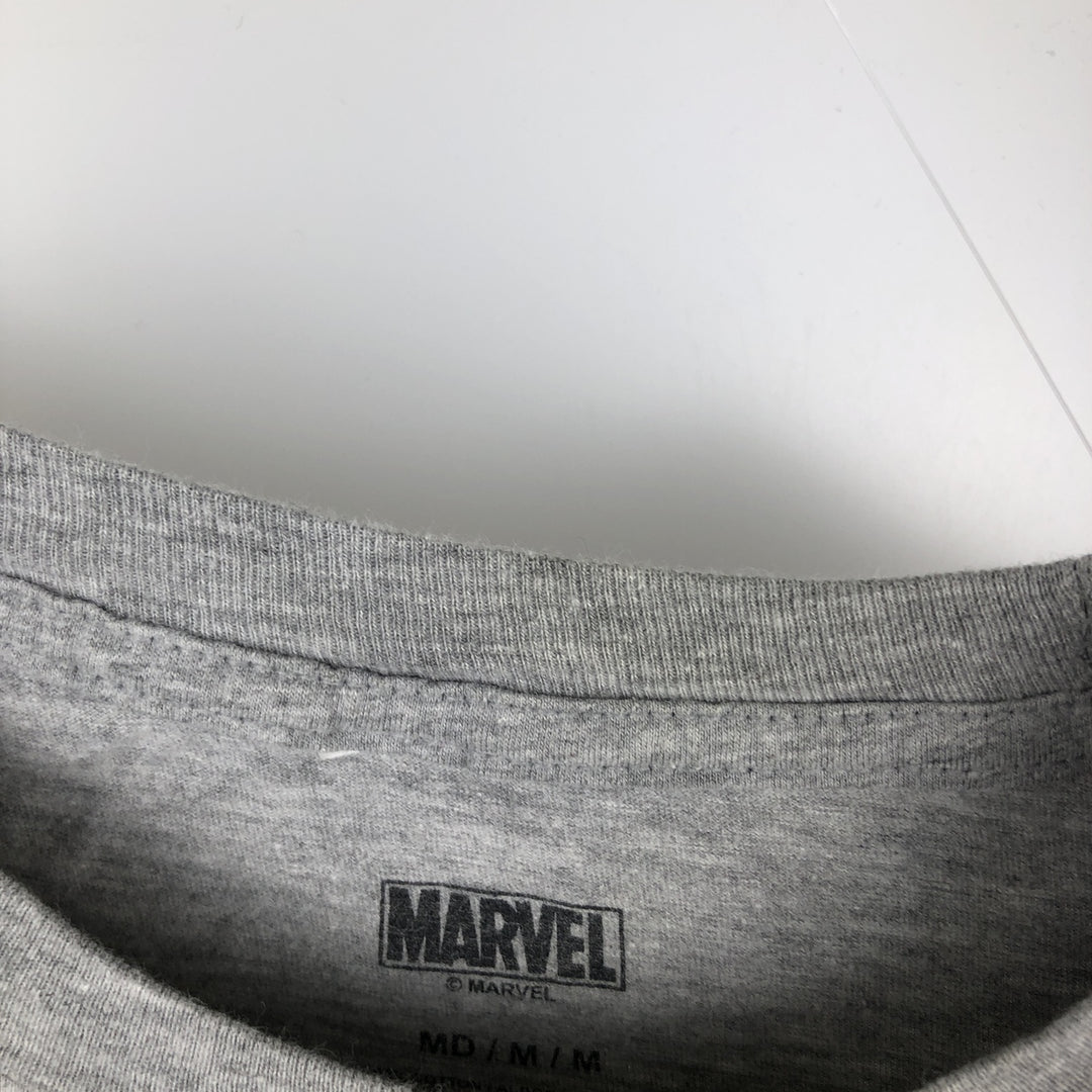Marvel Spider-Man Venom Character Print T-Shirt, Men's Size M (approx.) cotton gray type Vintage Second Hand