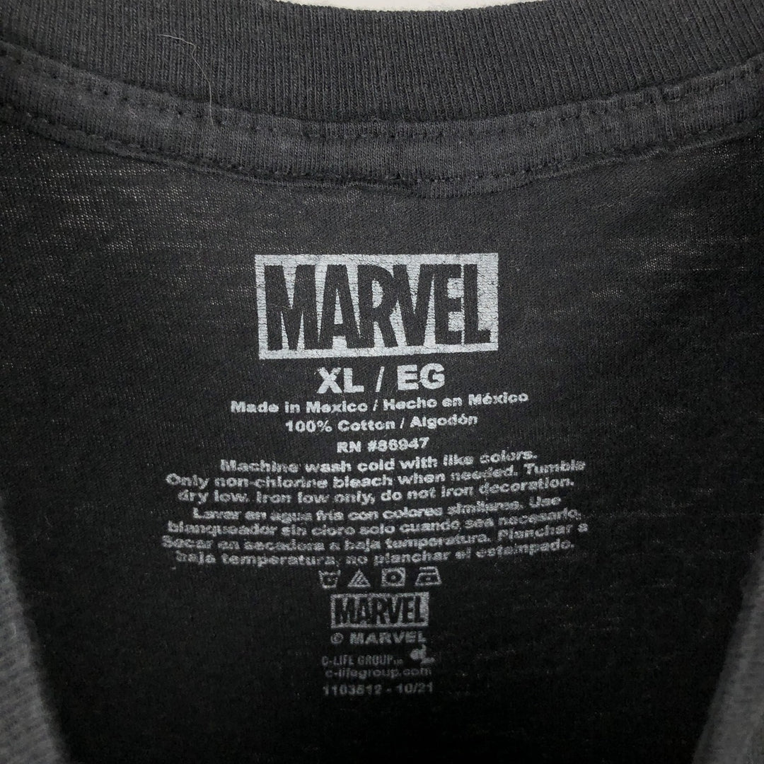 Marvel VENOM Character Print T-Shirt Men's XL cotton black type Vintage Second Hand