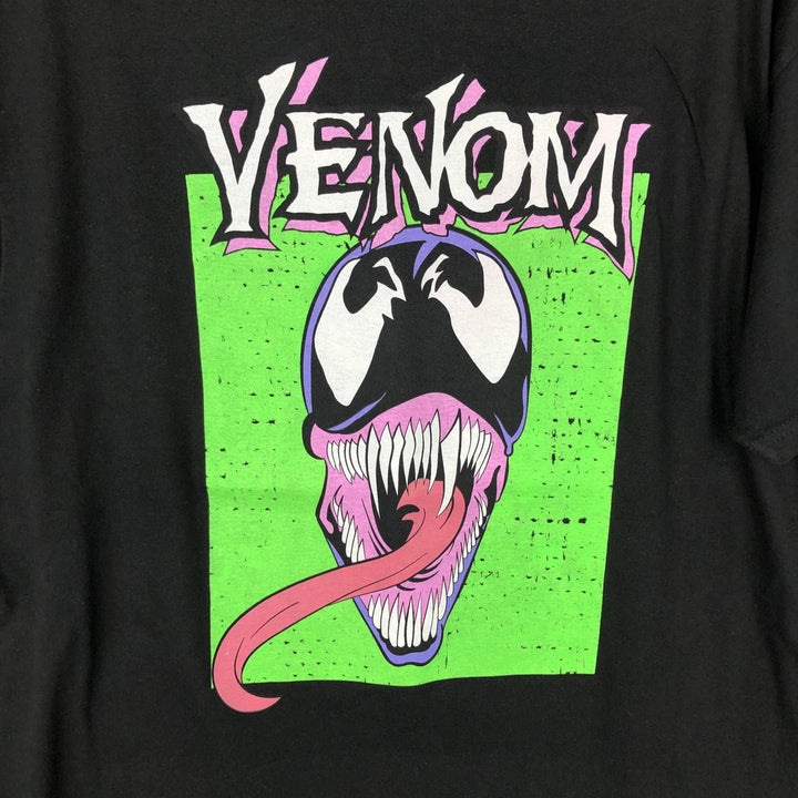Marvel VENOM Character Print T-Shirt Men's XL cotton black type Vintage Second Hand