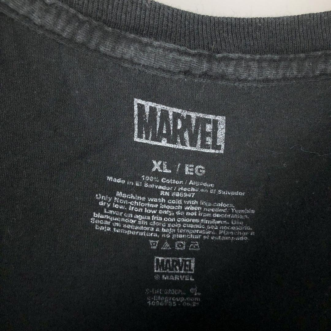 Marvel VENOM Character Print T-Shirt Men's XL cotton black type Vintage Second Hand