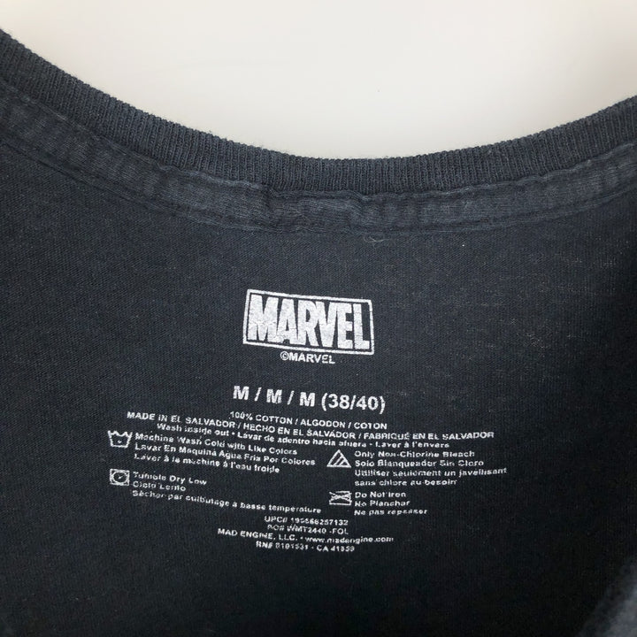 Marvel Venom character print T-shirt, men's size M. cotton black type Vintage Second Hand