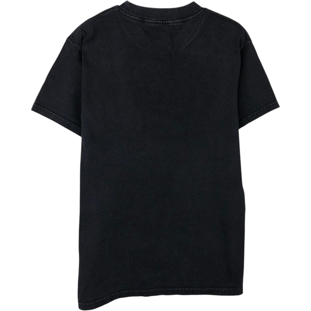 BATMAN character print T-shirt, made in USA, men's size S. cotton black type Vintage Second Hand