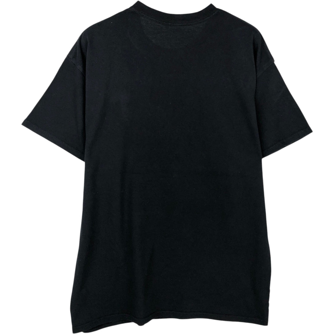 HUNTERxHUNTER Anime Character Print T-Shirt, Men's Size L cotton black type Vintage Second Hand