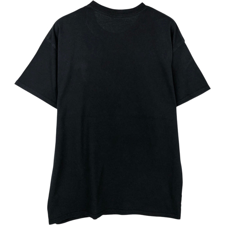 HUNTERxHUNTER Anime Character Print T-Shirt, Men's Size L cotton black type Vintage Second Hand