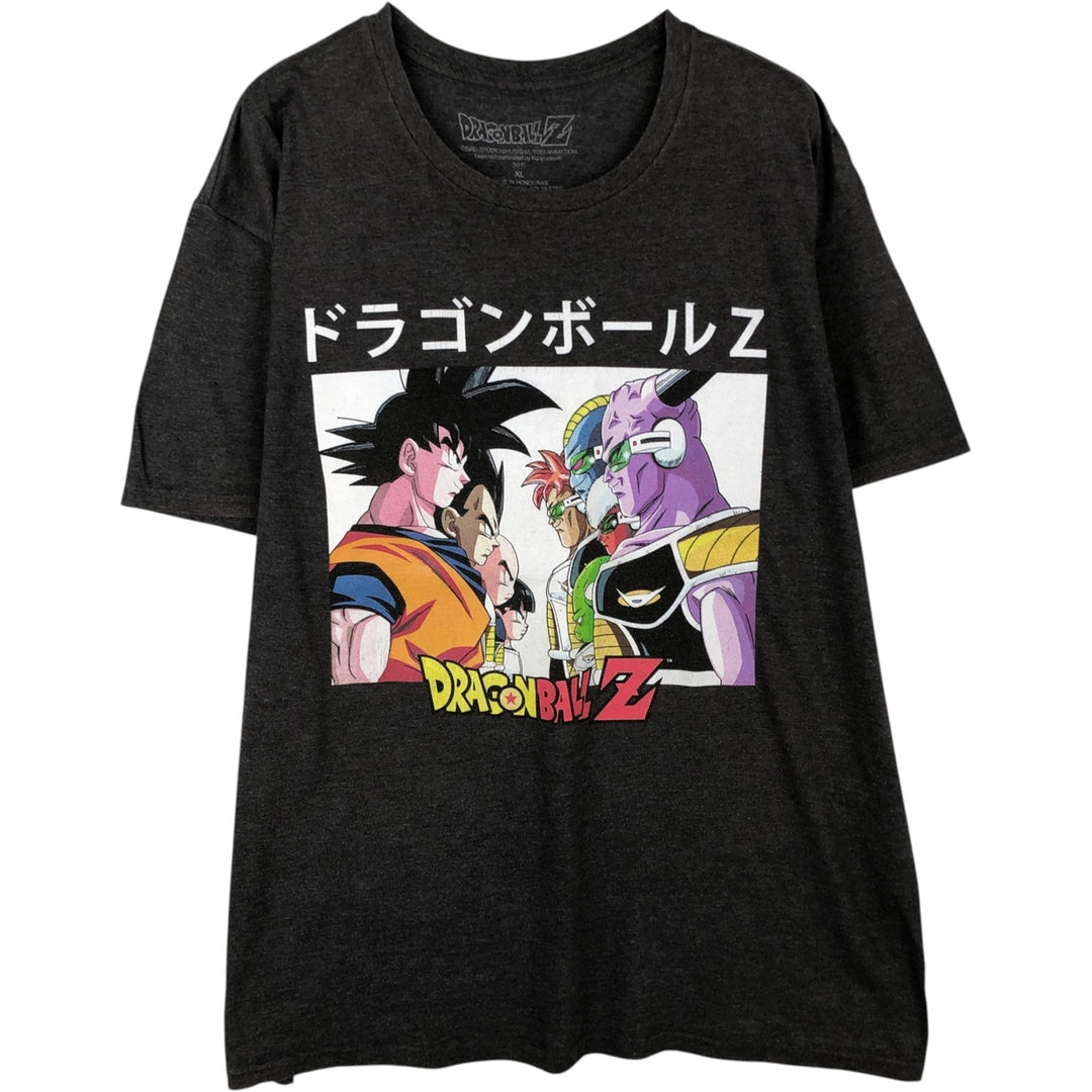 DRAGONBALL Z Dragon Ball Z Anime Character Print T-Shirt Men's XL cotton black type Vintage Second Hand