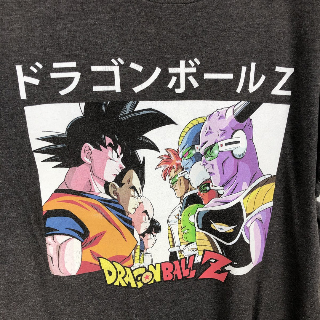 DRAGONBALL Z Dragon Ball Z Anime Character Print T-Shirt Men's XL cotton black type Vintage Second Hand