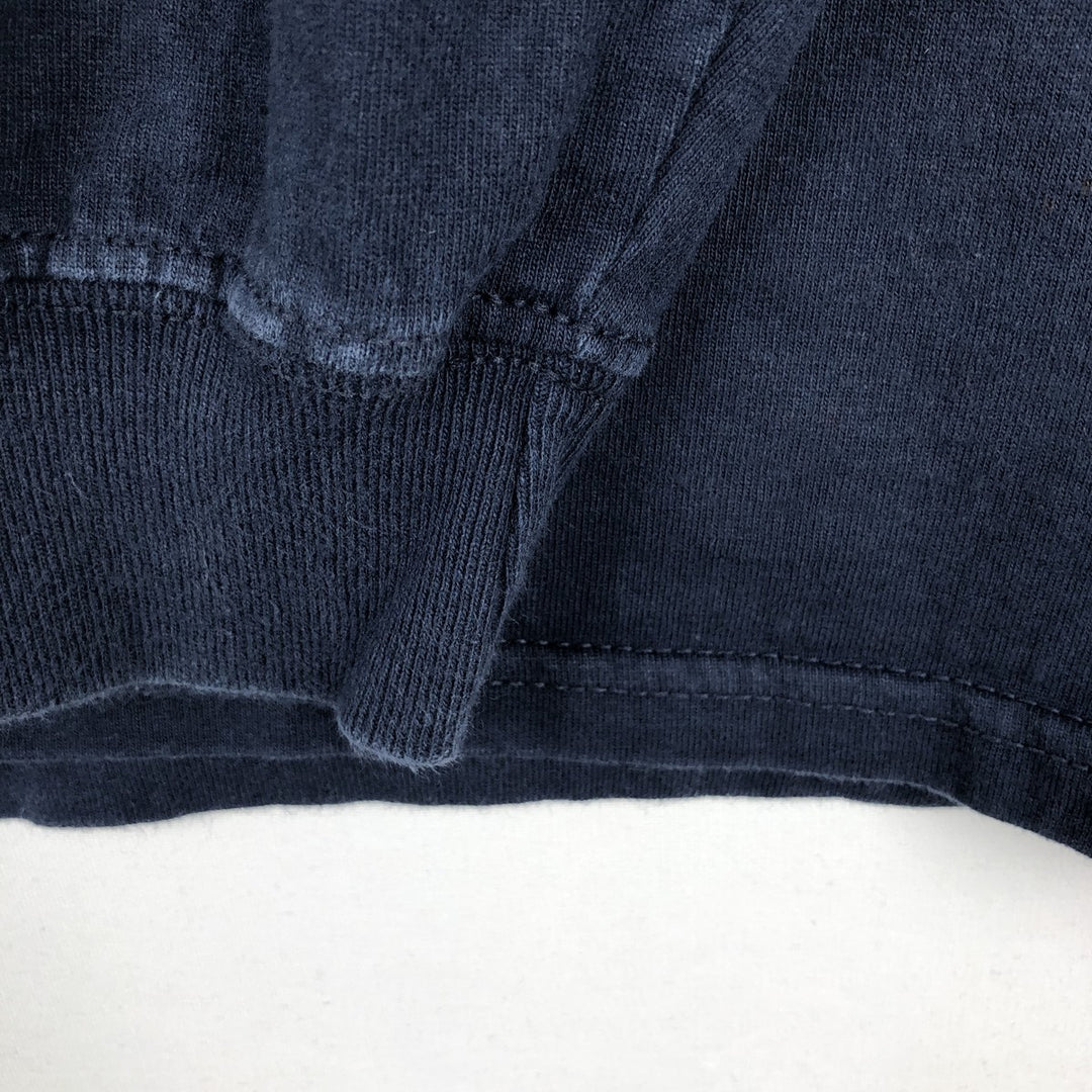 Carhartt Solid Pocket Long T-Shirt, Men's Size L cotton navy blue type Vintage Second Hand
