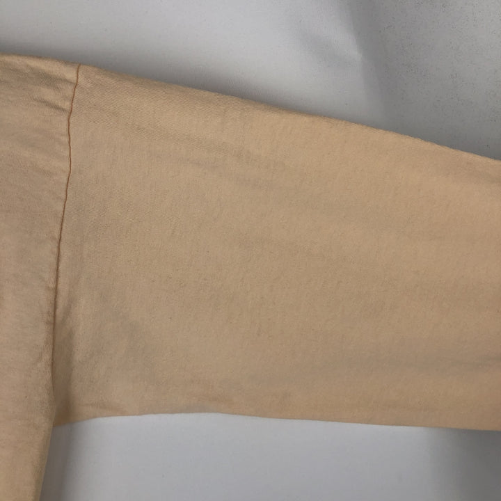 90'S Anvil Long-Sleeve T-Shirt, Made in USA, Men's XL (approx.), Vintage cotton pink type Vintage Second Hand