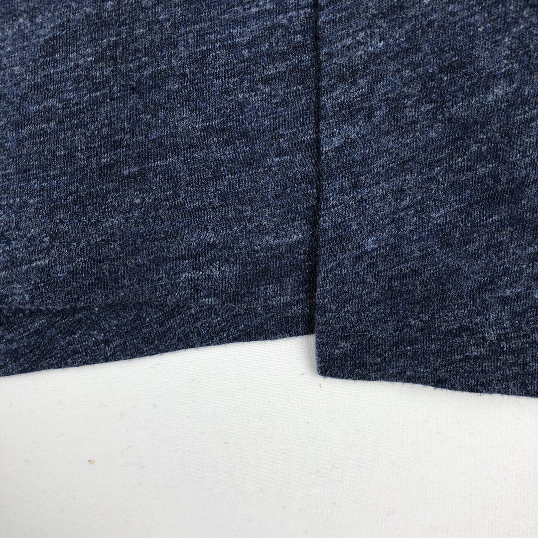Banana Republic Henley Neck Long T-Shirt, Men's Size M cotton navy blue type Vintage Second Hand