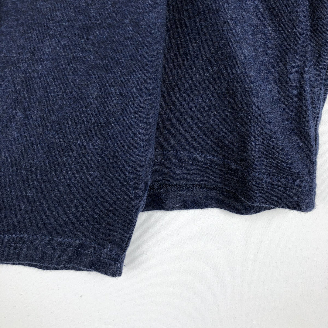 Ralph Lauren POLO RALPH LAUREN hooded long-sleeved T-shirt, men's size XL unclear navy blue type Vintage Second Hand