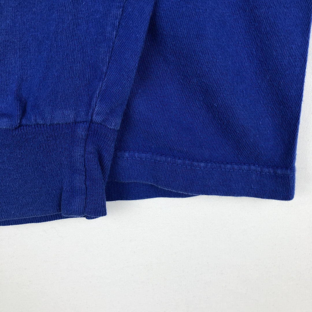 Ralph Lauren POLO by Ralph Lauren long-sleeved T-shirt, men's size M cotton blue type Vintage Second Hand