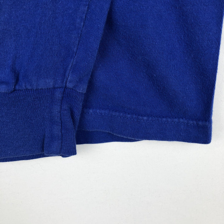 Ralph Lauren POLO by Ralph Lauren long-sleeved T-shirt, men's size M cotton blue type Vintage Second Hand