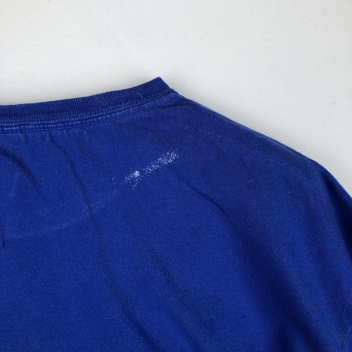 Ralph Lauren POLO by Ralph Lauren long-sleeved T-shirt, men's size M cotton blue type Vintage Second Hand