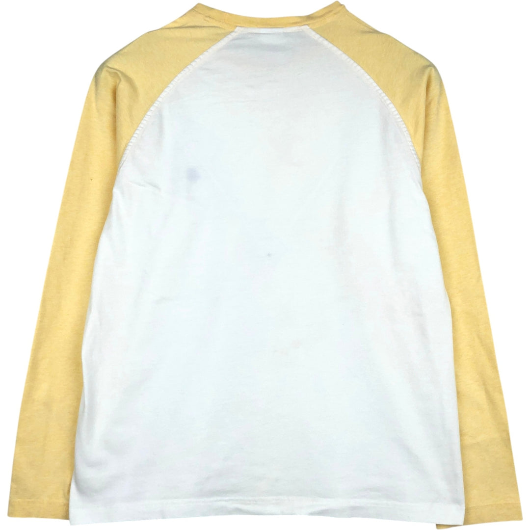 Brooks Brothers 346 Long-Sleeve T-Shirt (Men's Size L) cotton white type Vintage Second Hand