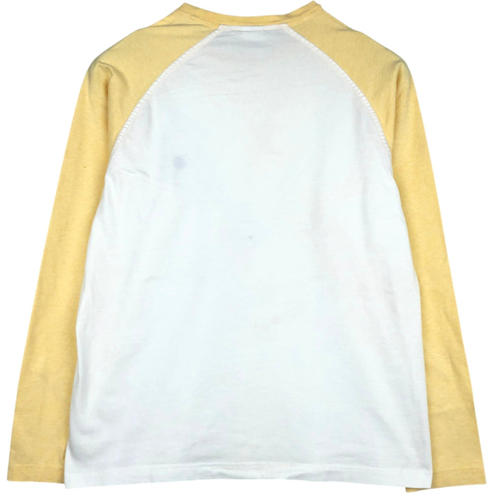 Brooks Brothers 346 Long-Sleeve T-Shirt (Men's Size L) cotton white type Vintage Second Hand