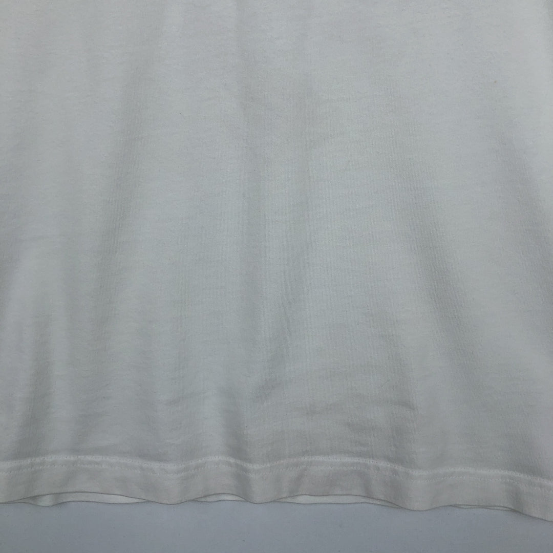Brooks Brothers 346 Long-Sleeve T-Shirt (Men's Size L) cotton white type Vintage Second Hand