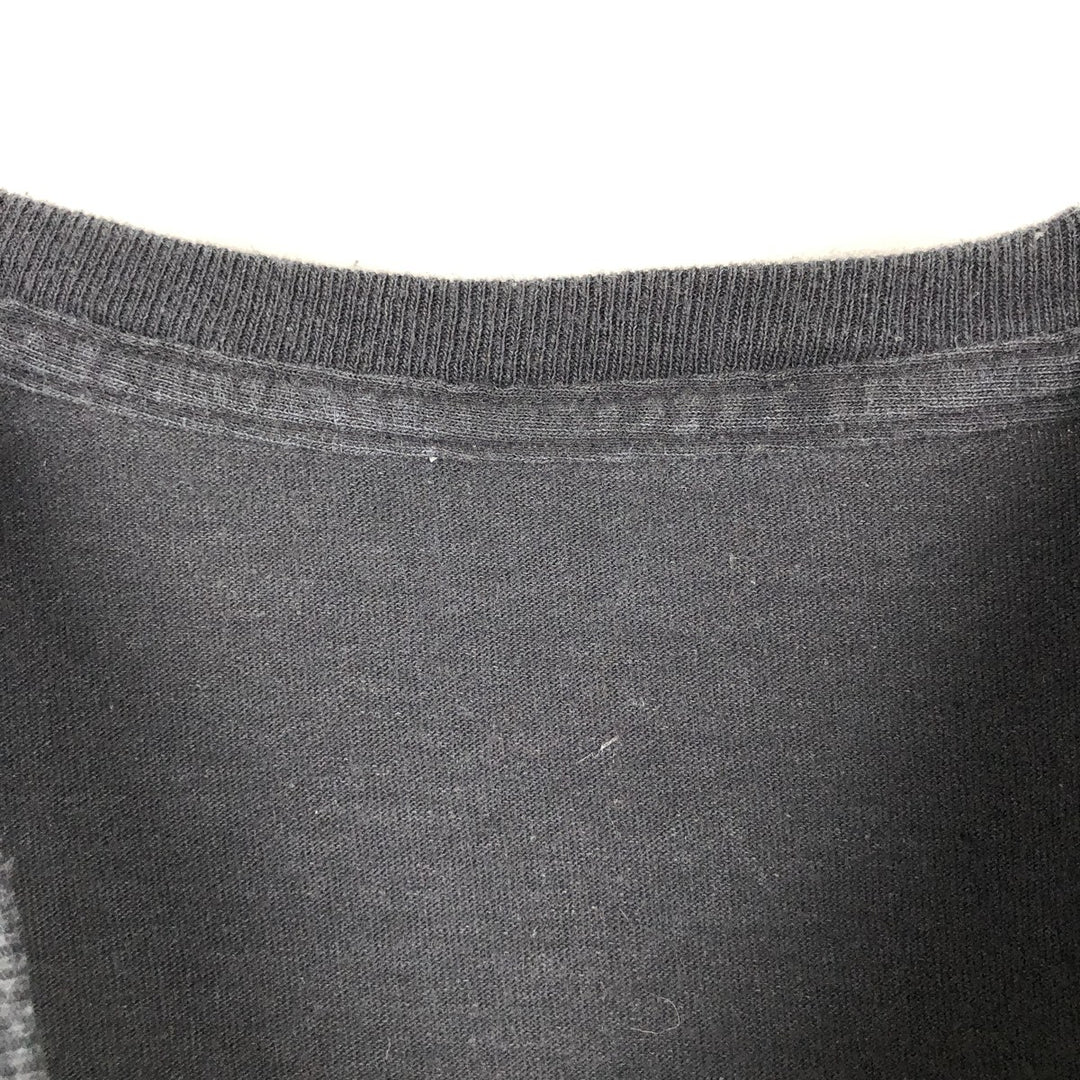 J.Cole Long-Sleeve Wrap T-Shirt (Men's XL equivalent) unclear black type Vintage Second Hand
