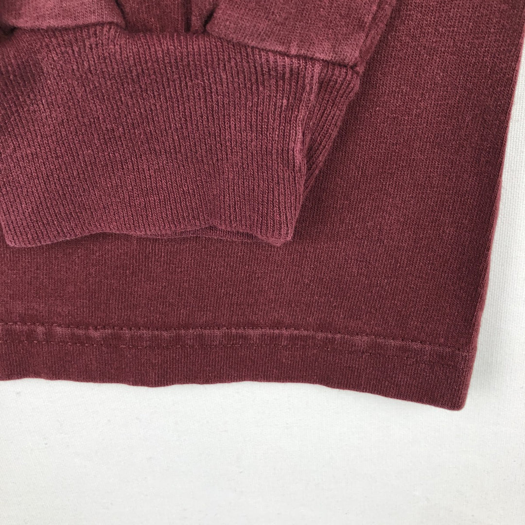 2000'S Champion Long-Sleeve T-Shirt (Men's Size L) unclear wine-red Vintage Second Hand