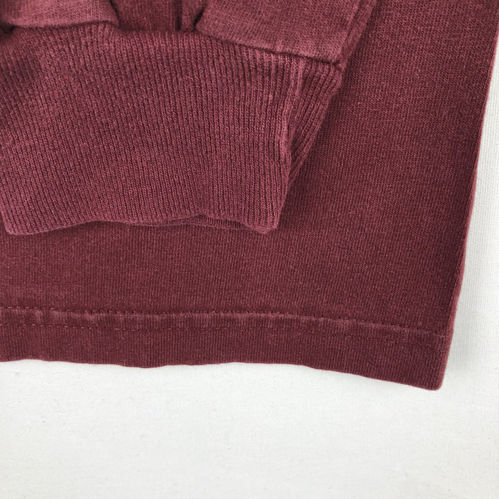 2000'S Champion Long-Sleeve T-Shirt (Men's Size L) unclear wine-red Vintage Second Hand