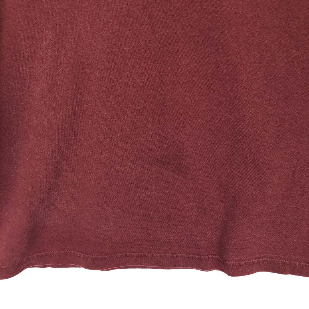 2000'S Champion Long-Sleeve T-Shirt (Men's Size L) unclear wine-red Vintage Second Hand