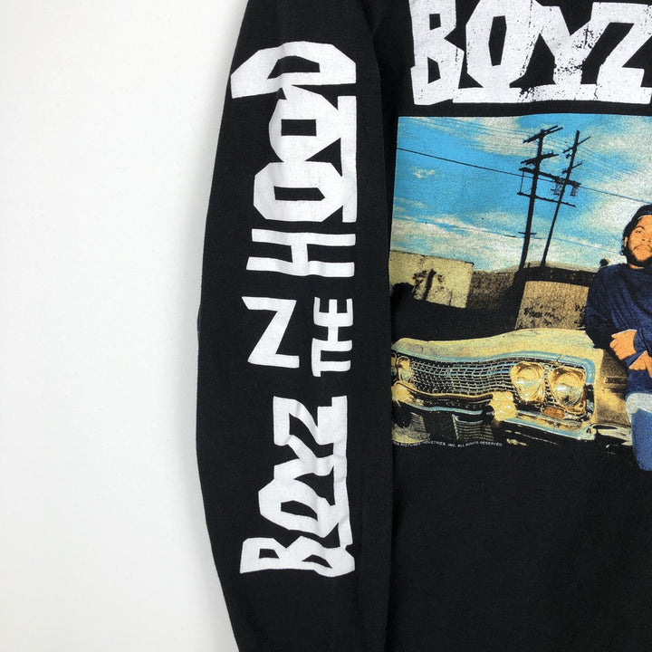 Boyz n the Hood Long-Sleeve T-Shirt (Men's Size S) cotton black type Vintage Second Hand
