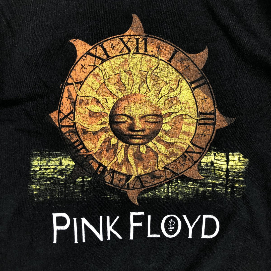PINK FLOYD Pink Floyd Long Sleeve T-Shirt Band Tee Men's Size L cotton black type Vintage Second Hand
