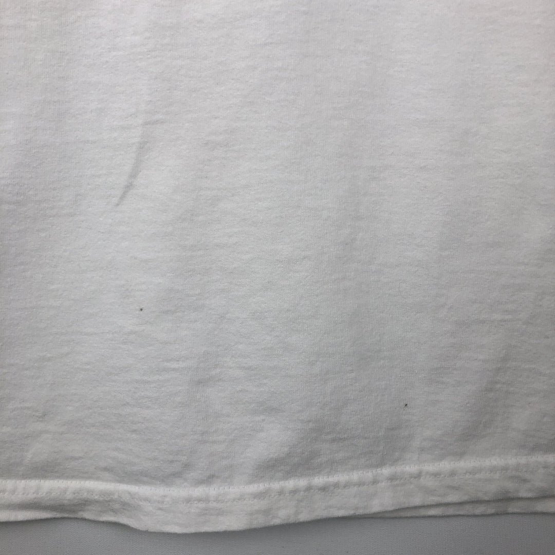 Nike Center Logo Long Sleeve T-Shirt, Men's L Size cotton white type Vintage Second Hand