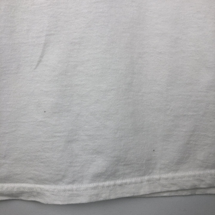 Nike Center Logo Long Sleeve T-Shirt, Men's L Size cotton white type Vintage Second Hand