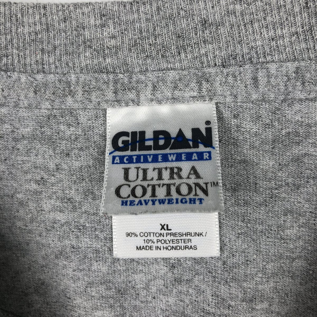 Gildan Ultra Cotton Long-Sleeve T-Shirt (Men's XL equivalent) cotton gray type Vintage Second Hand