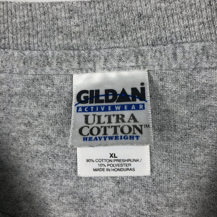 Gildan Ultra Cotton Long-Sleeve T-Shirt (Men's XL equivalent) cotton gray type Vintage Second Hand