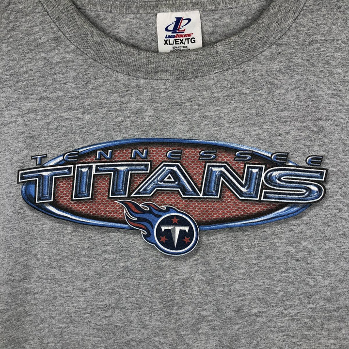 90s-00'S LOGO ATHLETIC NFL TENNESSEE TITANS Long-Sleeve T-Shirt (Men's XL equivalent) cotton gray type Vintage Second Hand