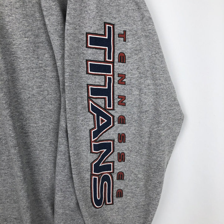 90s-00'S LOGO ATHLETIC NFL TENNESSEE TITANS Long-Sleeve T-Shirt (Men's XL equivalent) cotton gray type Vintage Second Hand